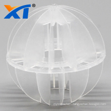 hdpe tower packing media plastic polyhedral hollow floatation ball